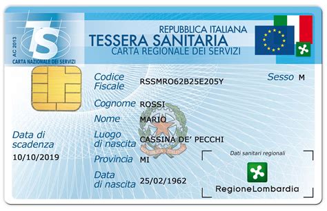 tessera sanitaria regione lombardia